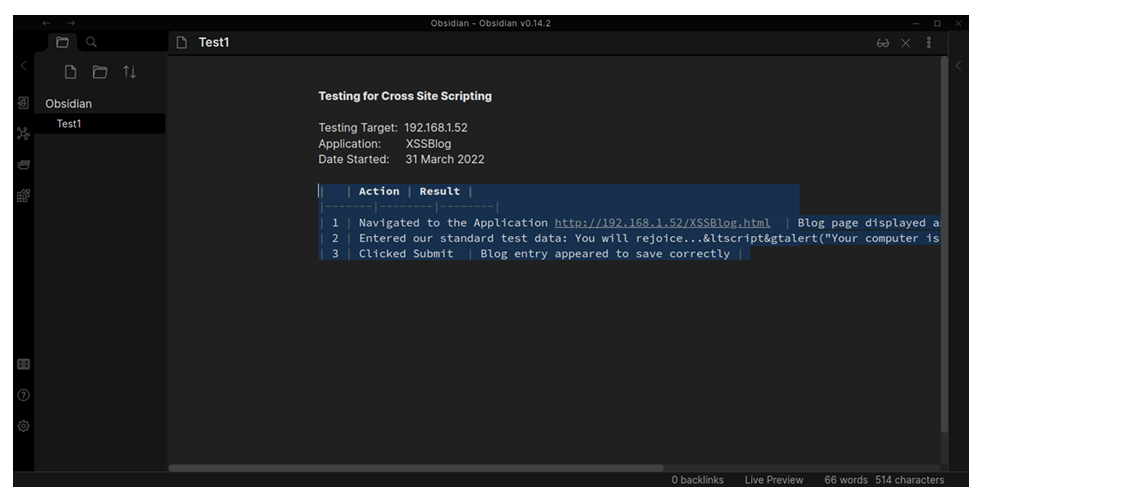 Taking Notes in Obsidian